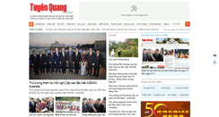 Desktop Screenshot of baotuyenquang.com.vn