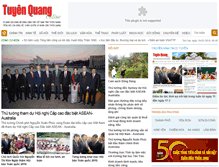 Tablet Screenshot of baotuyenquang.com.vn